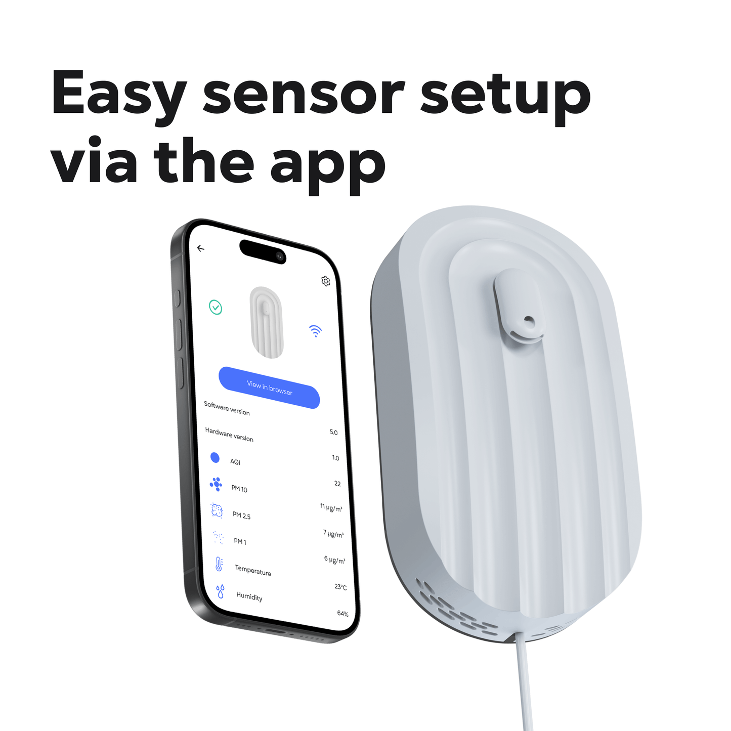 Nebo. Personal air monitoring station